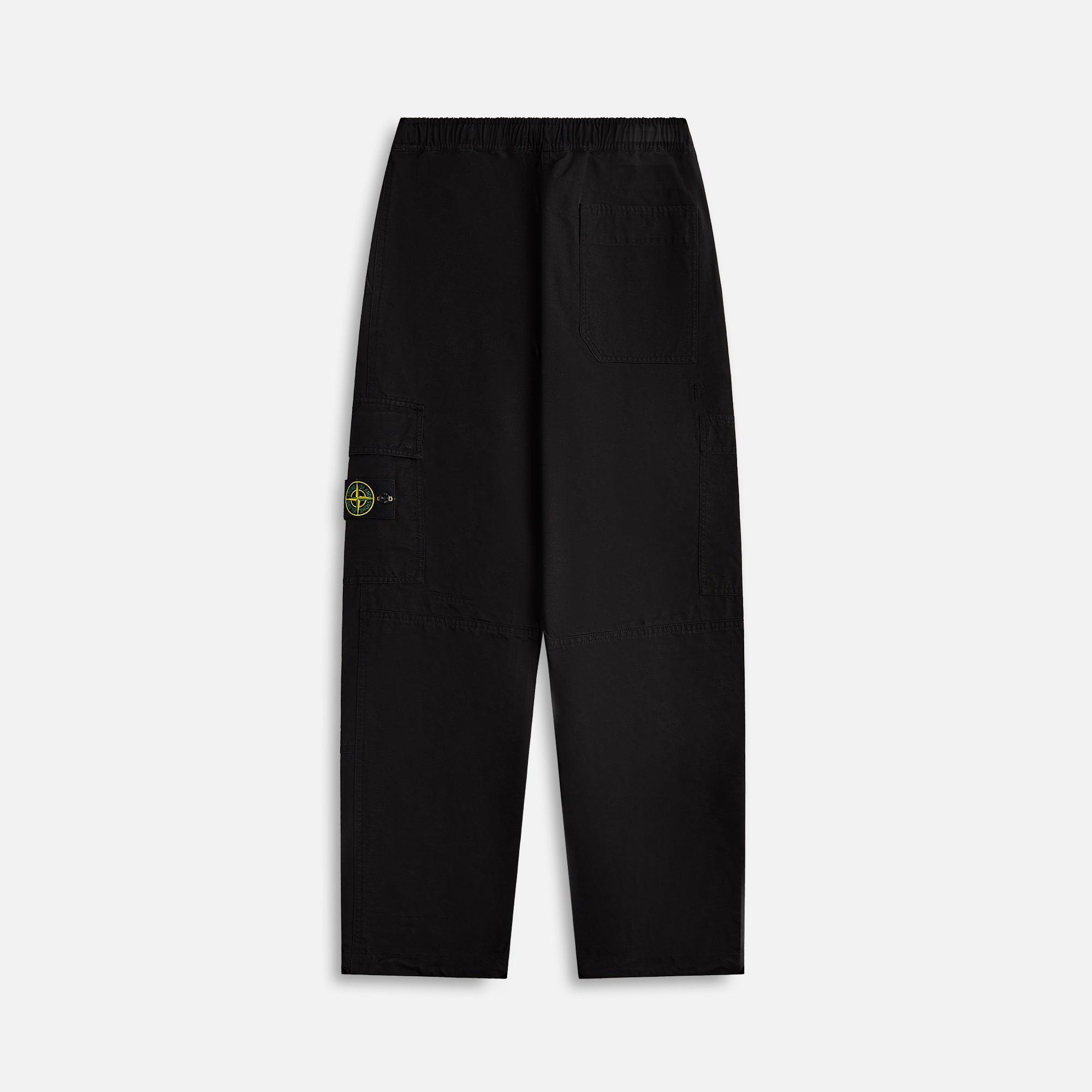 Stone Island Cargo Pant - Black Male Product Image