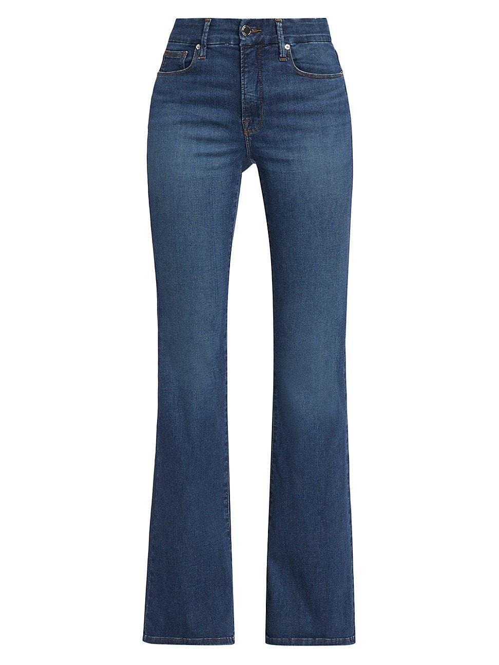 Good American Good Legs High Rise Stretch Denim Flared Jeans product image