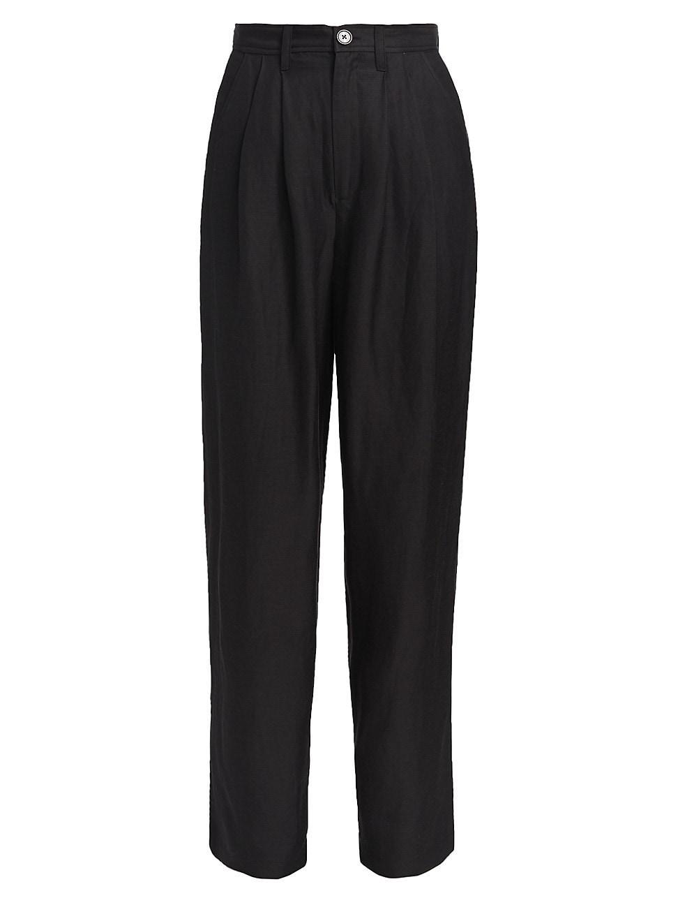 Womens Carrie Pleated-Front Pants Product Image