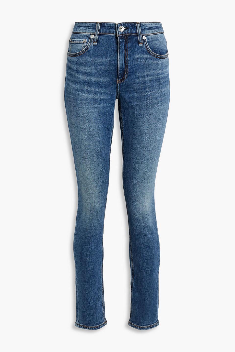 Cate Mid-rise Skinny Jeans In Blue product image