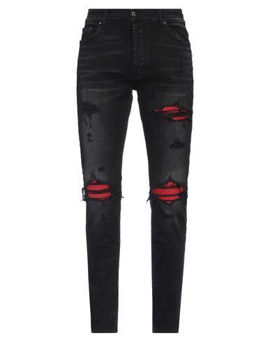 AMIRI Black Ma Quad Repaired Skinny Jeans Product Image