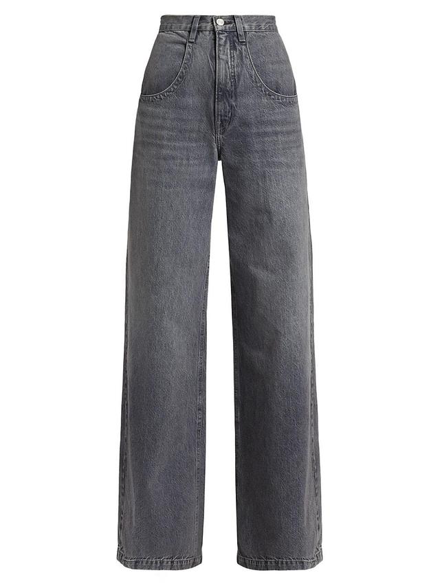 Womens The Skater Denim Wide-Leg Jeans Product Image