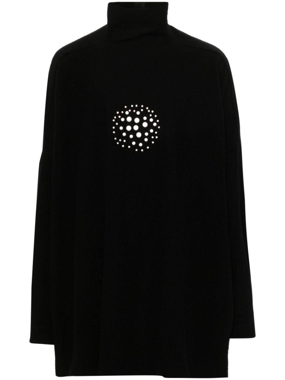 RICK OWENS Jumbo Orb Sweatshirt In Black Product Image