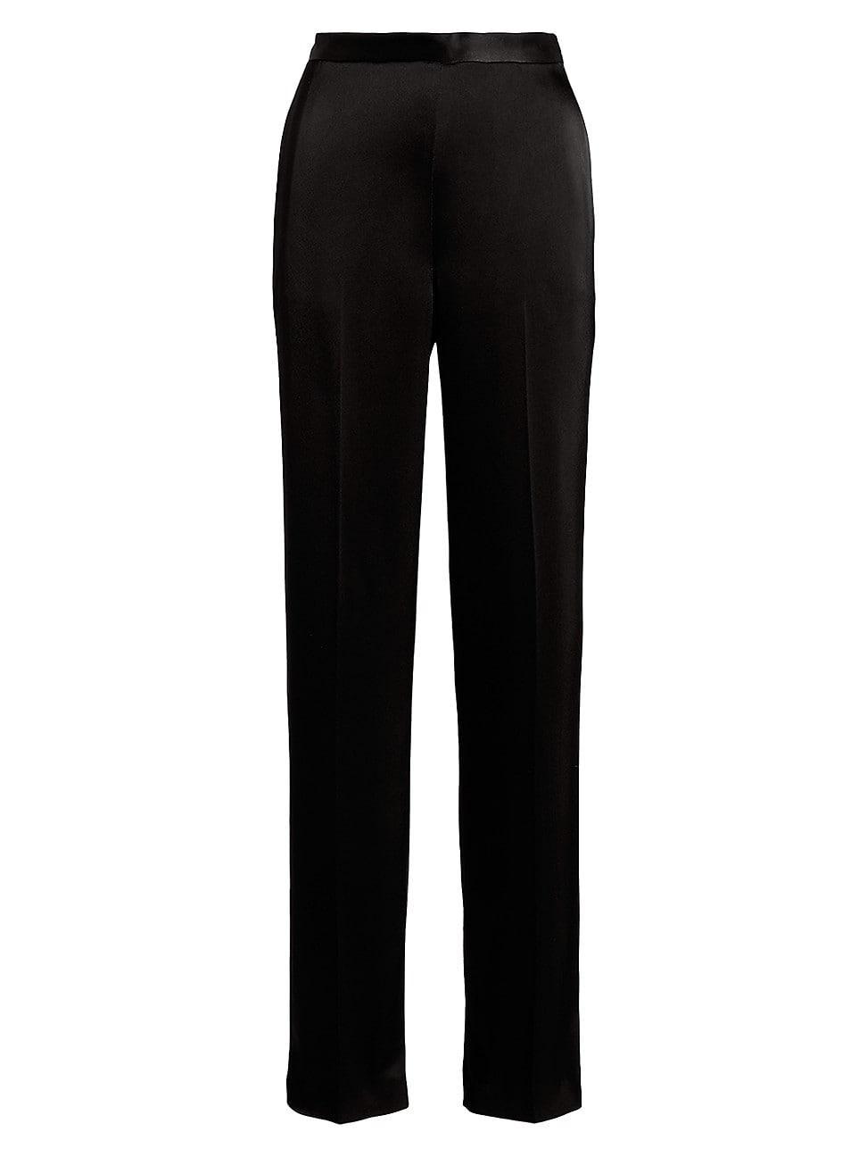 Womens Straight Flat-Front Pants product image