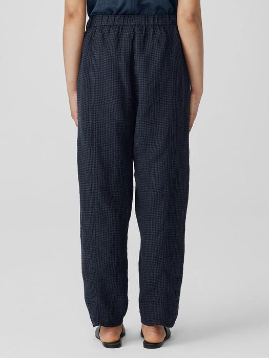 Puckered Organic Linen Lantern Pant Product Image