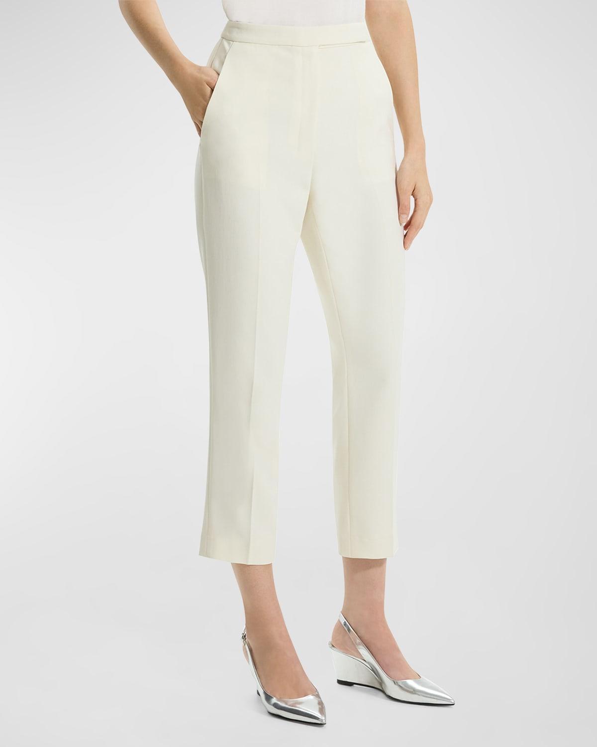 Womens Slim High-Rise Crop Pants product image