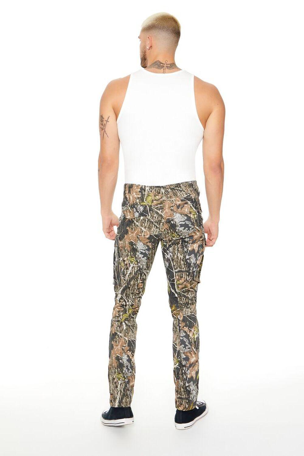 Leaf Print Slim-Fit Pants | Forever 21 Product Image