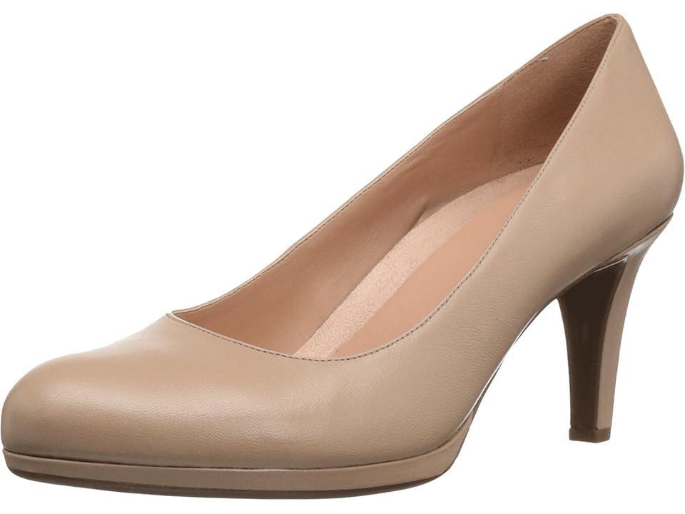 Naturalizer Michelle Leather Low Platform Pumps Product Image