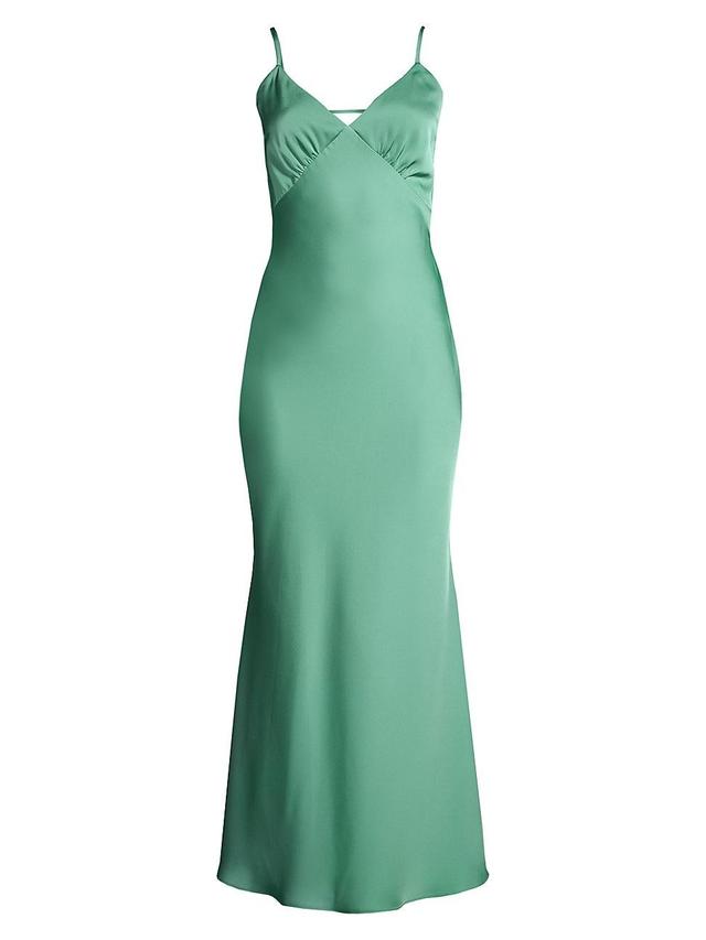 Womens Vida Satin Maxi Dress Product Image