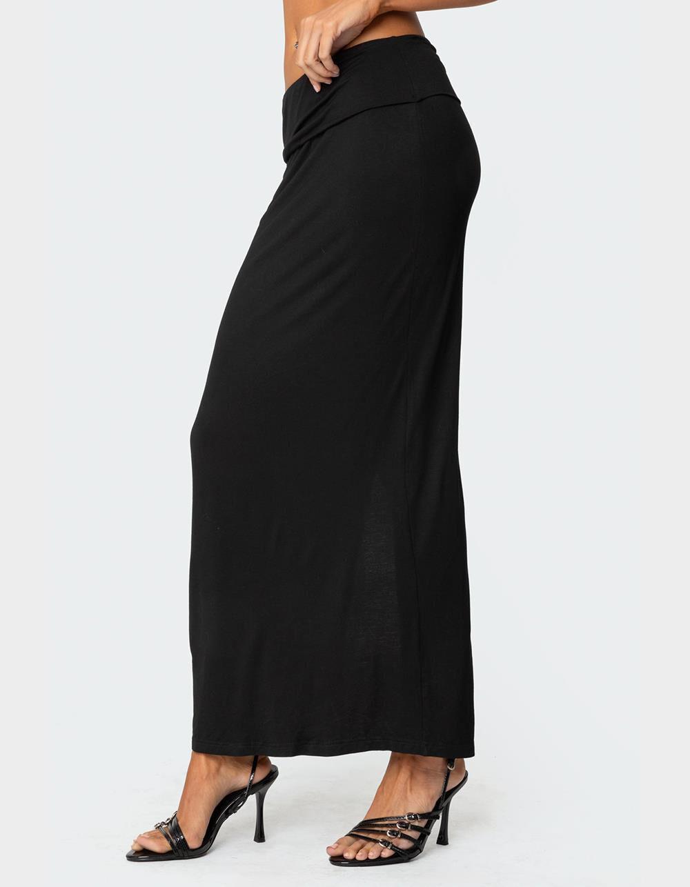 EDIKTED Johanna Fold Over Maxi Skirt Product Image