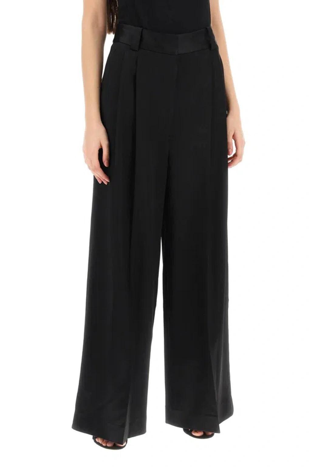 KHAITE Woman Pantalone Simone In Black Product Image