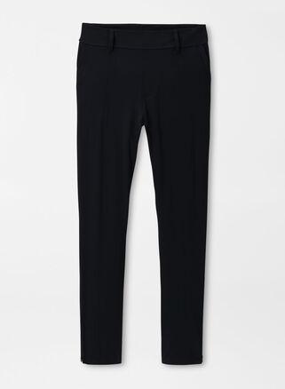 Peter Millar Womens Bingham High Stretch Ankle Pant | Color: Black | Size: XS Product Image