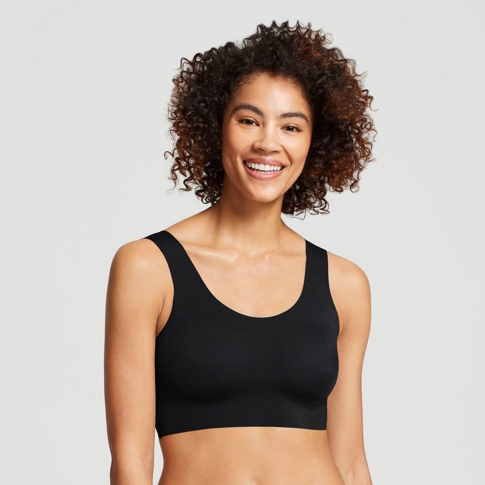 True & Co. True Everybody Womens Scoop Neck Bra - Black XL Product Image