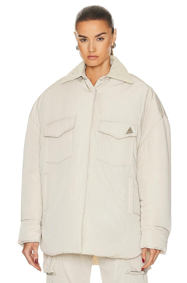 THE ATTICO Short Coat Ivory. (also in ). Product Image