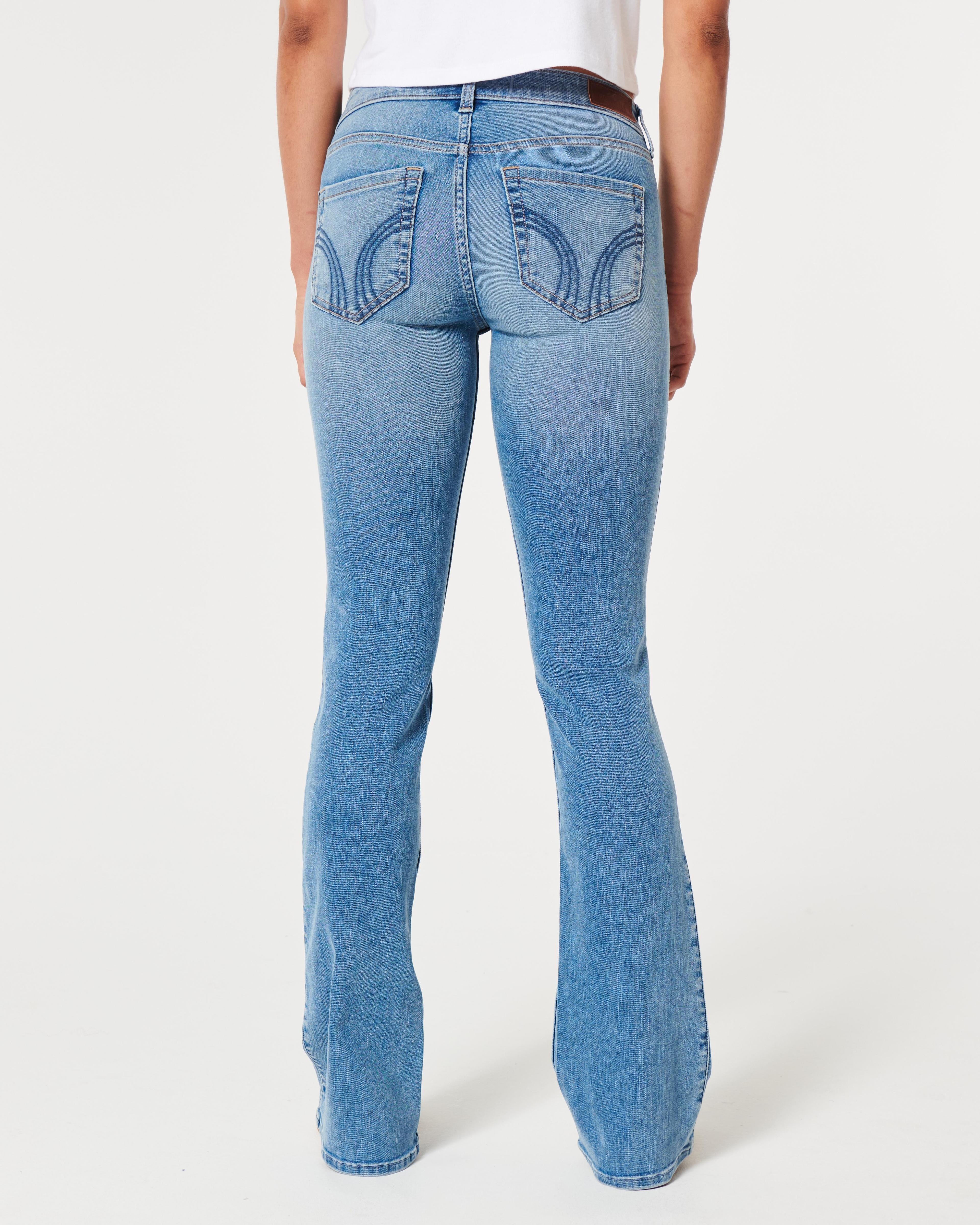 Low-Rise Medium Wash Boot Jeans Product Image