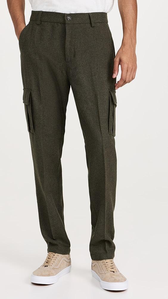 Les Deux Como Regular Fit Wool Cargo Suit Pants | Shopbop Product Image