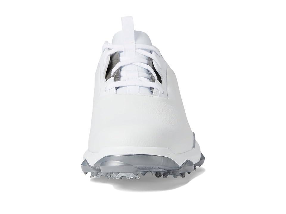 FootJoy Tour Alpha Golf Shoes White/Silver) Men's Shoes Product Image