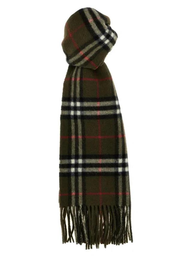 Check Scarf In Green Product Image