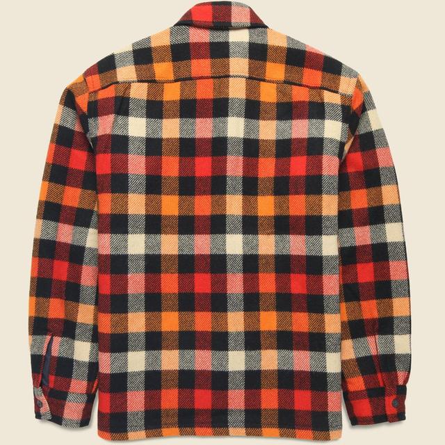 Lined Mason Overshirt - Red/Orange Product Image