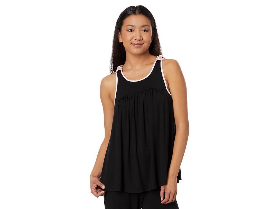 Womens Sleeveless Modal Knit Capri Pajama Set Product Image