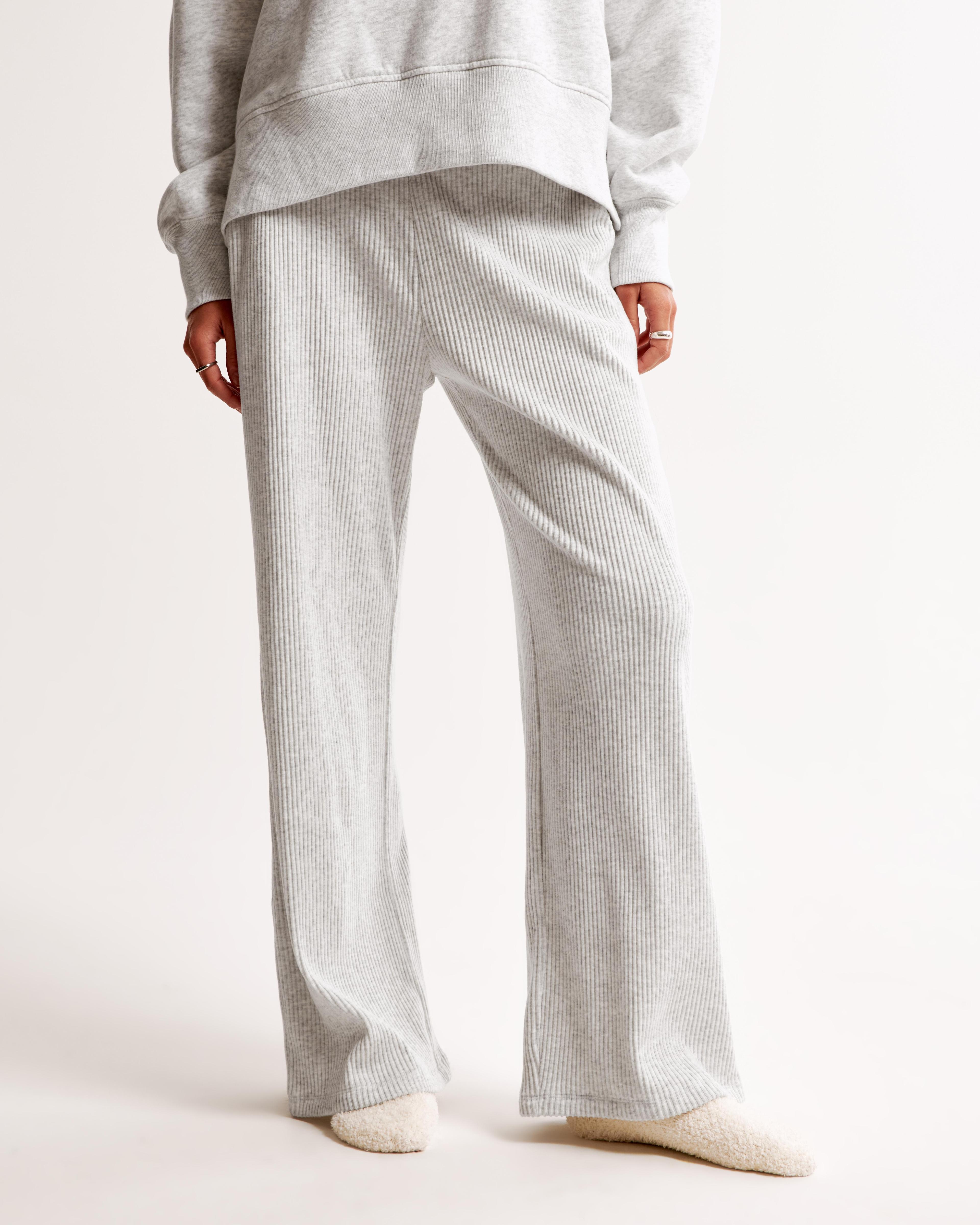 Brushed Rib Wide Leg Sweatpant Product Image