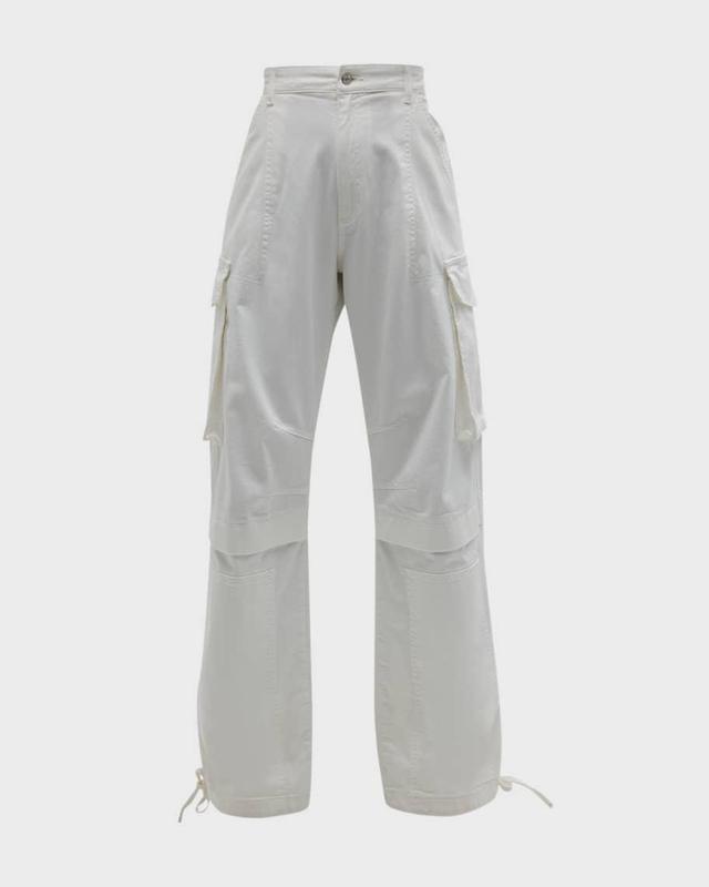 Wide-Leg Cargo Pants Product Image