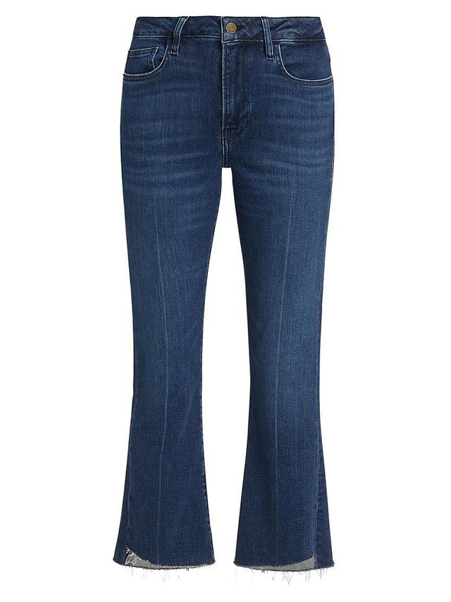 Womens Le Crop Mini Boot-Cut Cascade Jeans Product Image