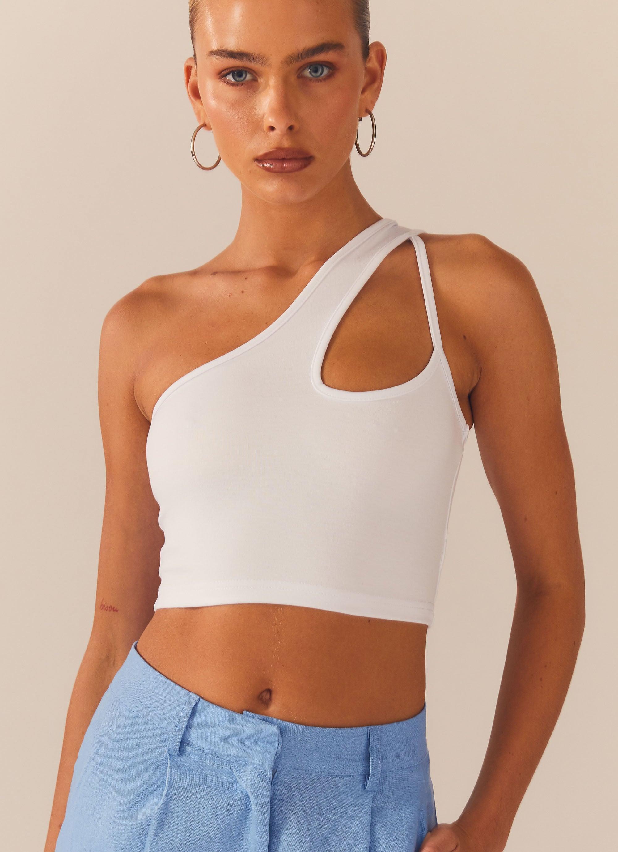 Cedar Crop Top - White product image