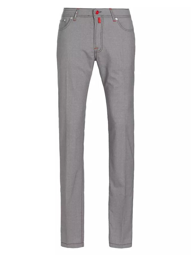 Five-Pocket Wool Trousers Product Image