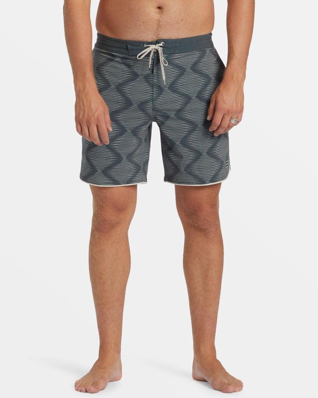 73 Lo Tide 18" Boardshorts - Slate Green Male Product Image