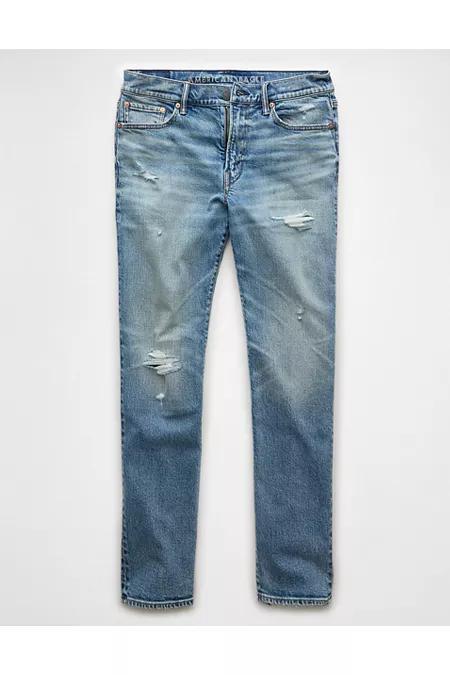 AE EasyFlex Patched Slim Straight Jean Men's Product Image