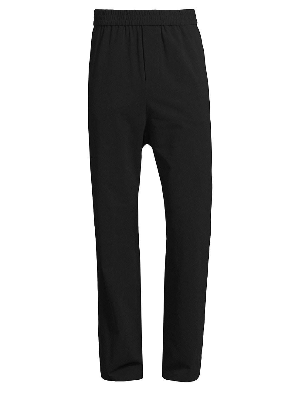 Mens Cotton Wide-Leg Pants Product Image