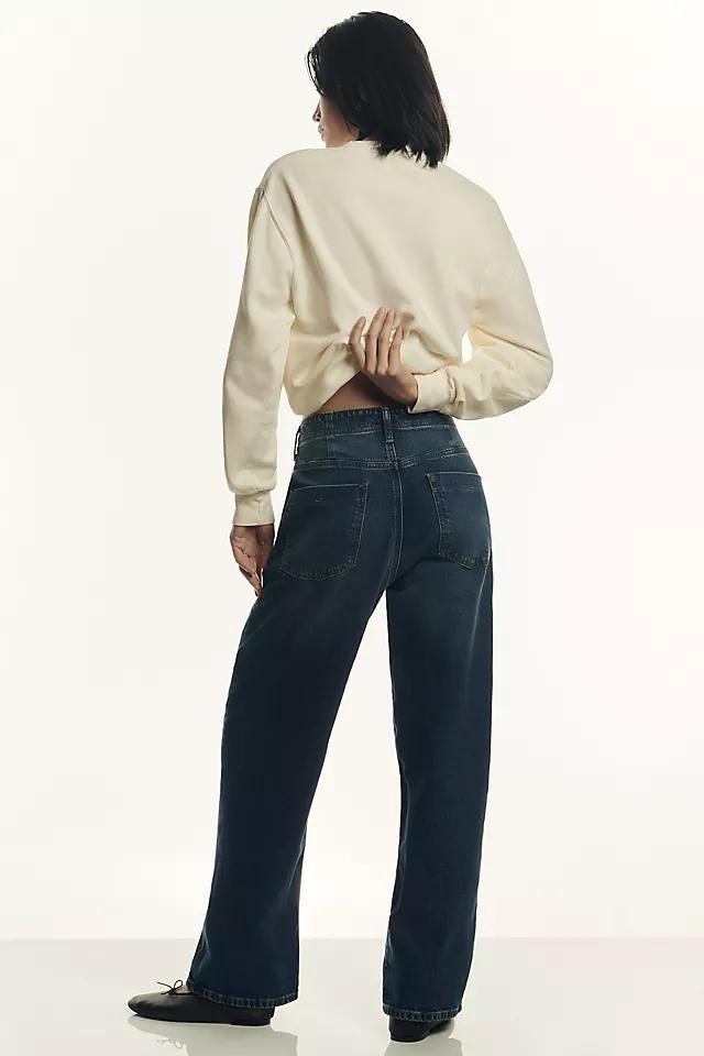 The Lonnie Cuffed High-Rise Crop Jeans by Pilcro Product Image