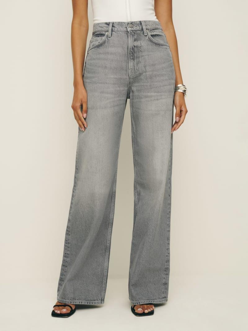 Cary High Rise Slouchy Wide Leg Jeans Product Image