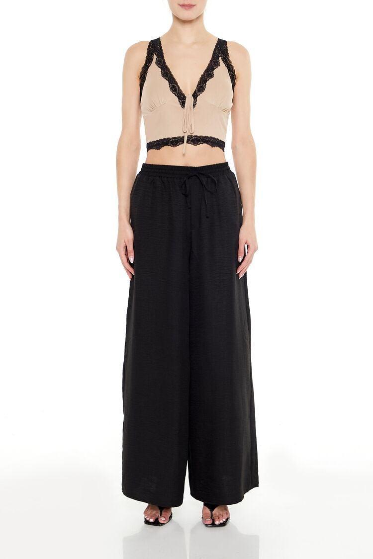 Drawstring Wide-Leg Pants | Forever 21 Product Image