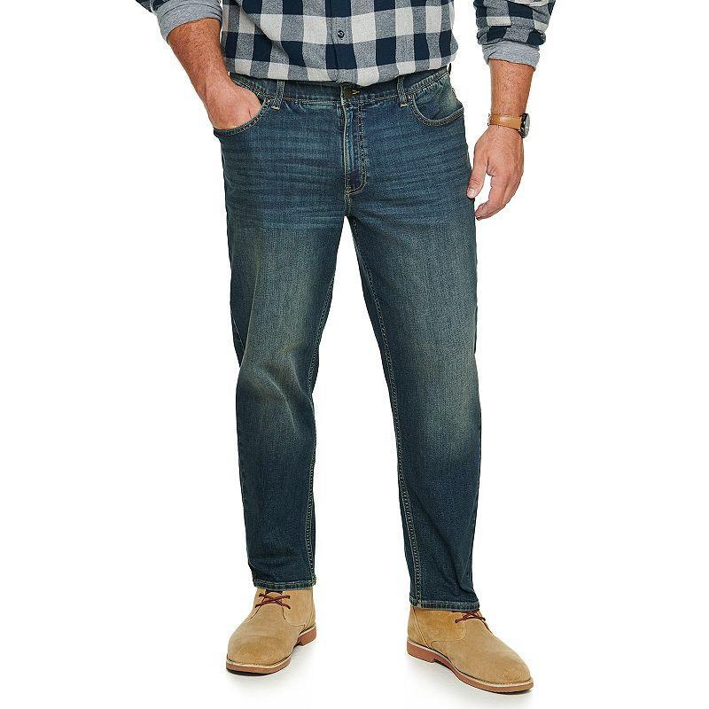 Big & Tall Sonoma Goods For Life Straight-Leg Flexwear Jeans, Mens Product Image