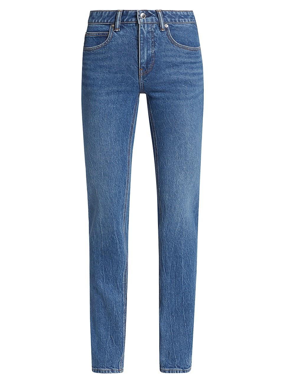 Womens High-Rise Stretch Skinny Jeans Product Image