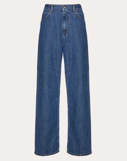 BLUE MEDIO DENIM PANTS  Product Image