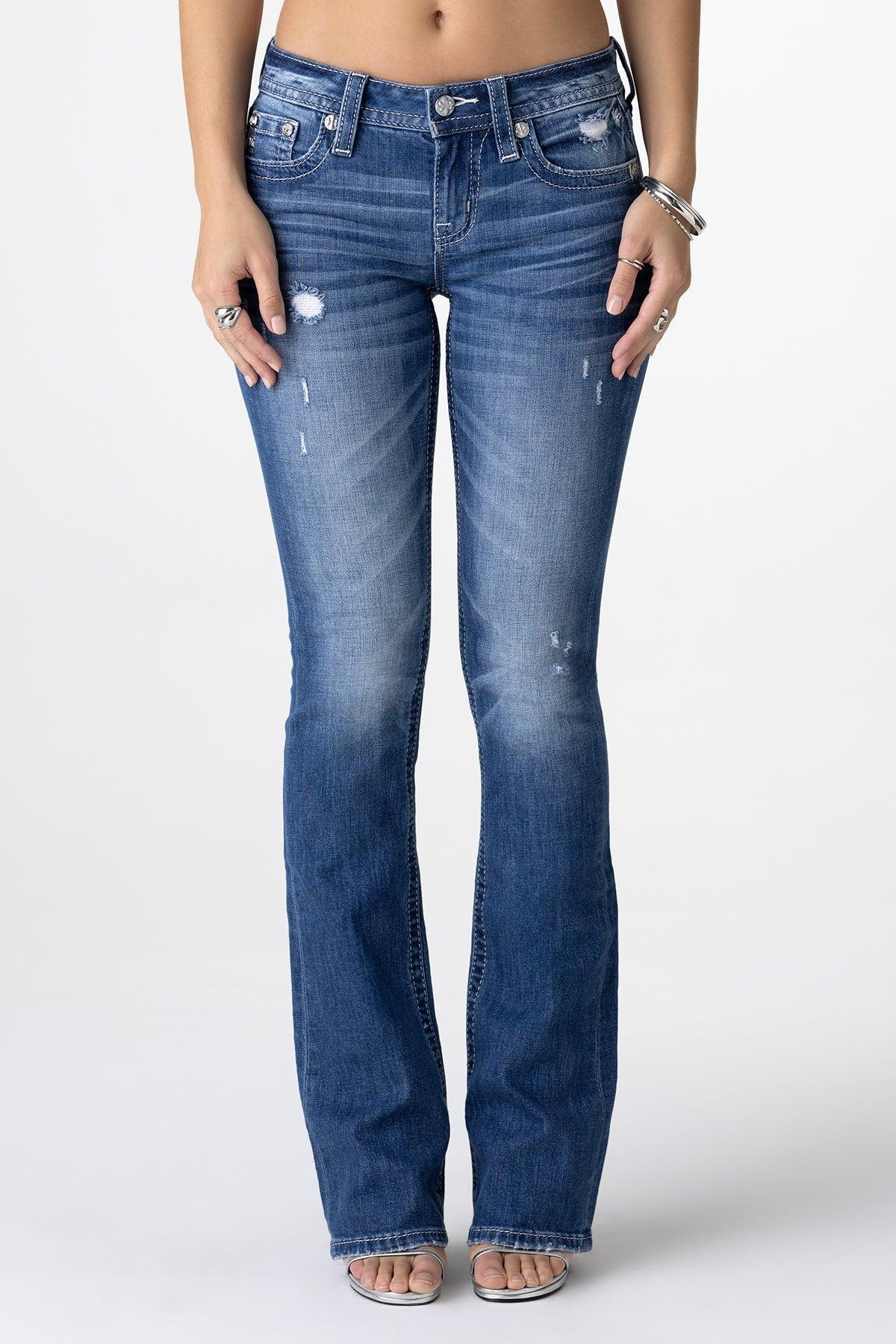 Willow Cross Bootcut Jeans Product Image