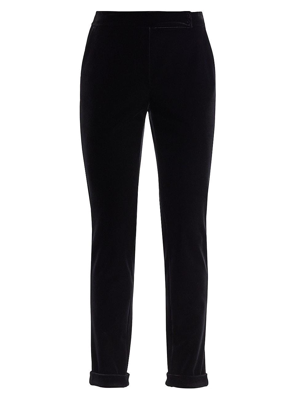 Womens Lisbeth Velvet Pants Product Image