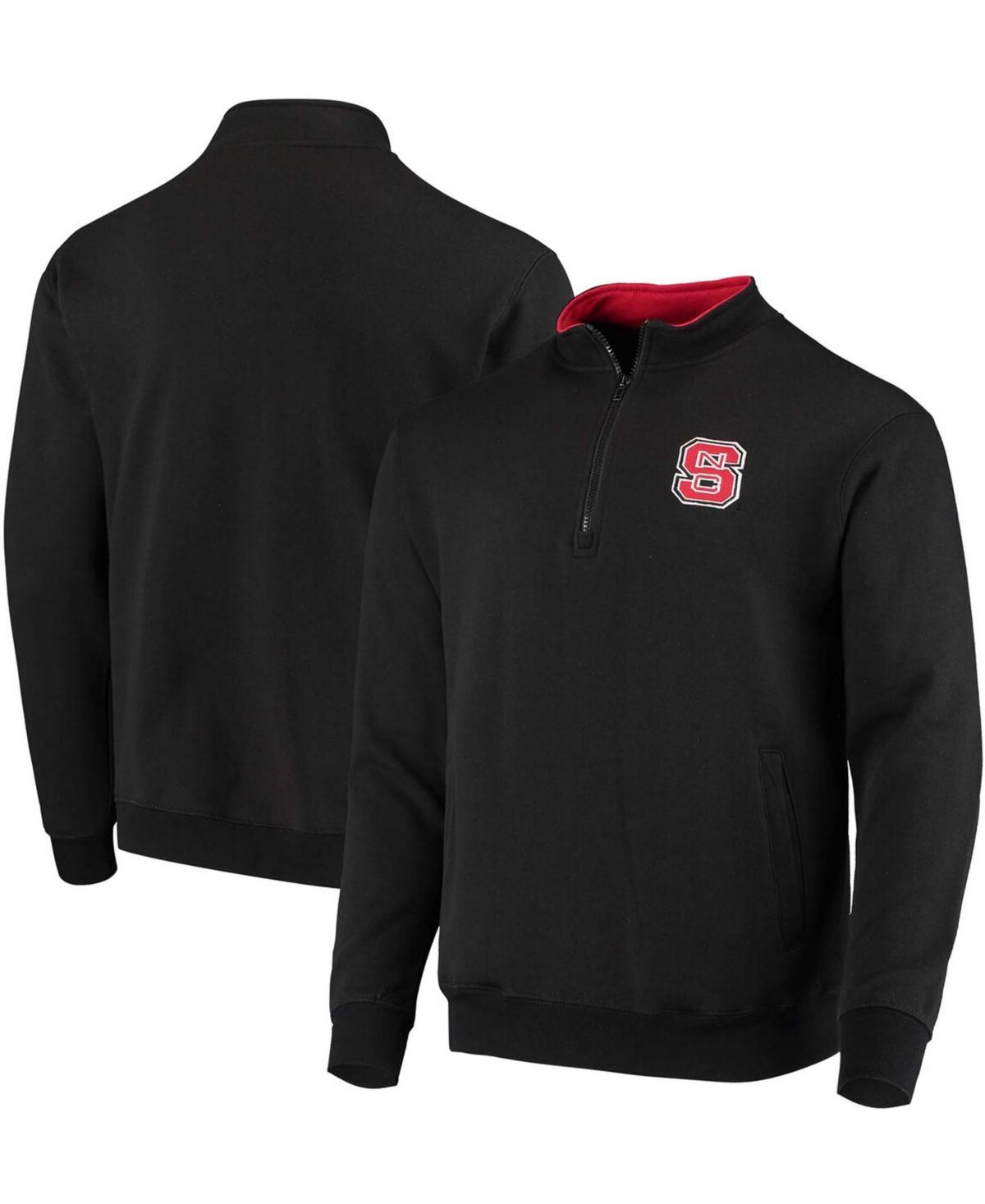 Mens Colosseum Black NC State Wolfpack Tortugas Logo Quarter-Zip Jacket Product Image