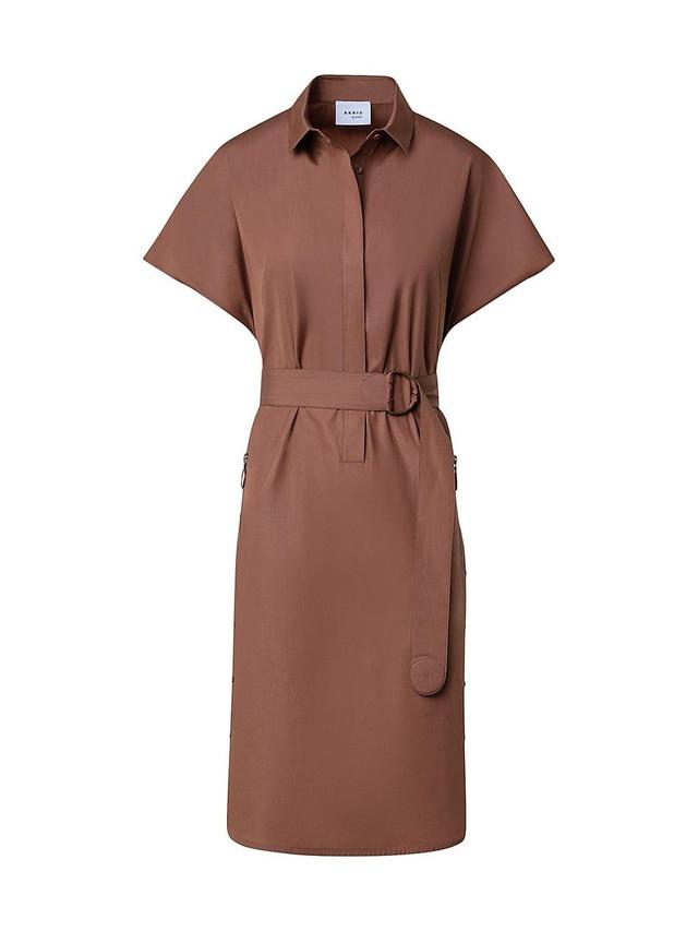 Womens Oversized Cotton Shirtdress Product Image