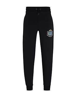 Mens BOSS x NFL Cotton-Blend Tracksuit Bottoms With Collaborative Branding Product Image