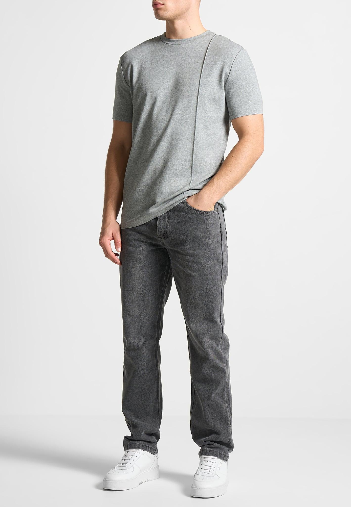 Relaxed Fit Jean - Washed Grey Male Product Image