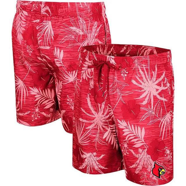 Mens Colosseum Louisville Cardinals What Else is New Swim Shorts Product Image