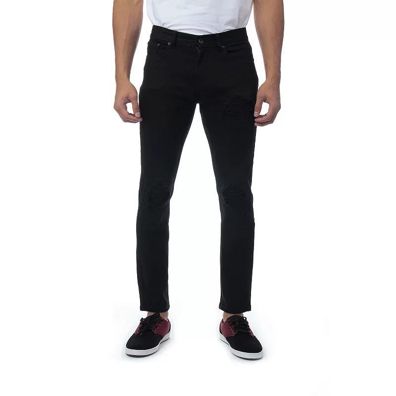 Mens Stretch Moto Jeans Product Image