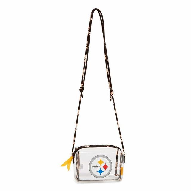 Vera Bradley NFL Clear Crossbody Bags Women in Pittsburgh Steelers Bandana Product Image