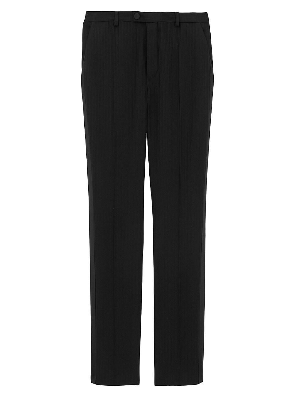 Mens High-Waisted Tuxedo Pants Product Image