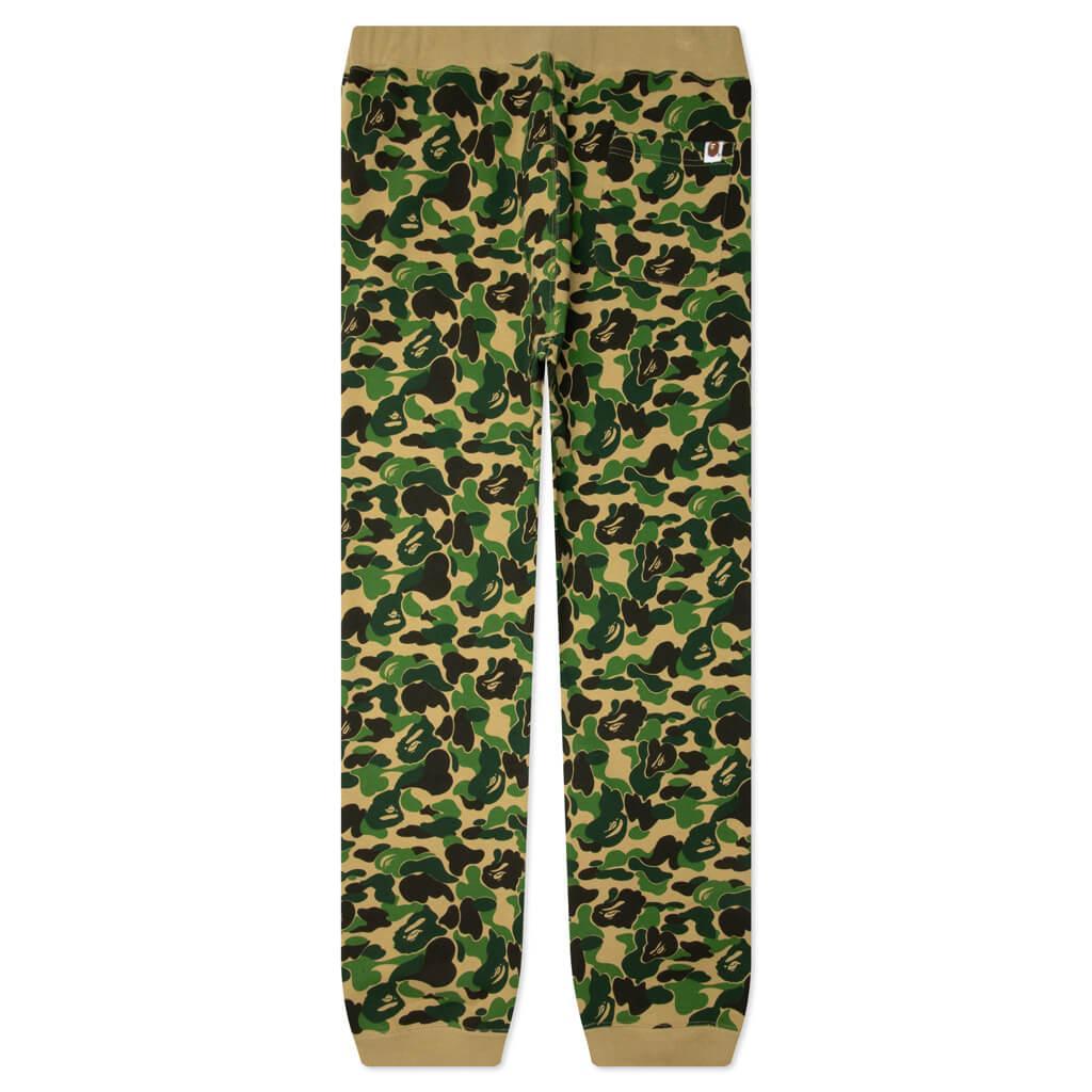 ABC Camo Crystal Stone Sweat Pants - Green Male Product Image