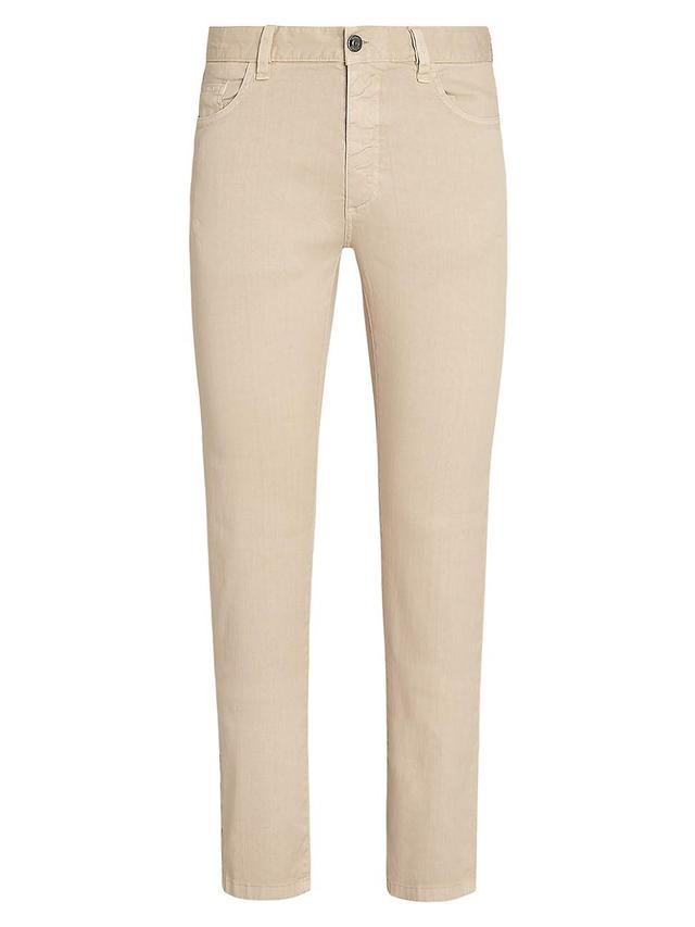 Mens Stretch Linen and Cotton Roccia Jeans Product Image